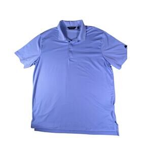 Polo Golf Ralph Lauren Men's XL Light Blue Performance Polo Shirt Short Sleeve